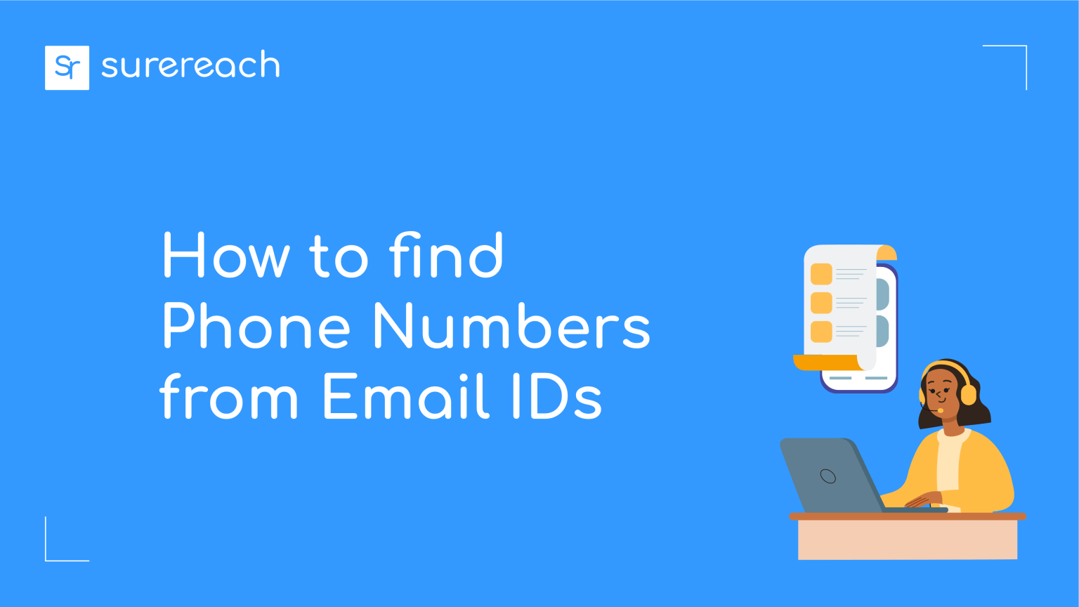 How to find Phone Numbers from Email IDs Surereach