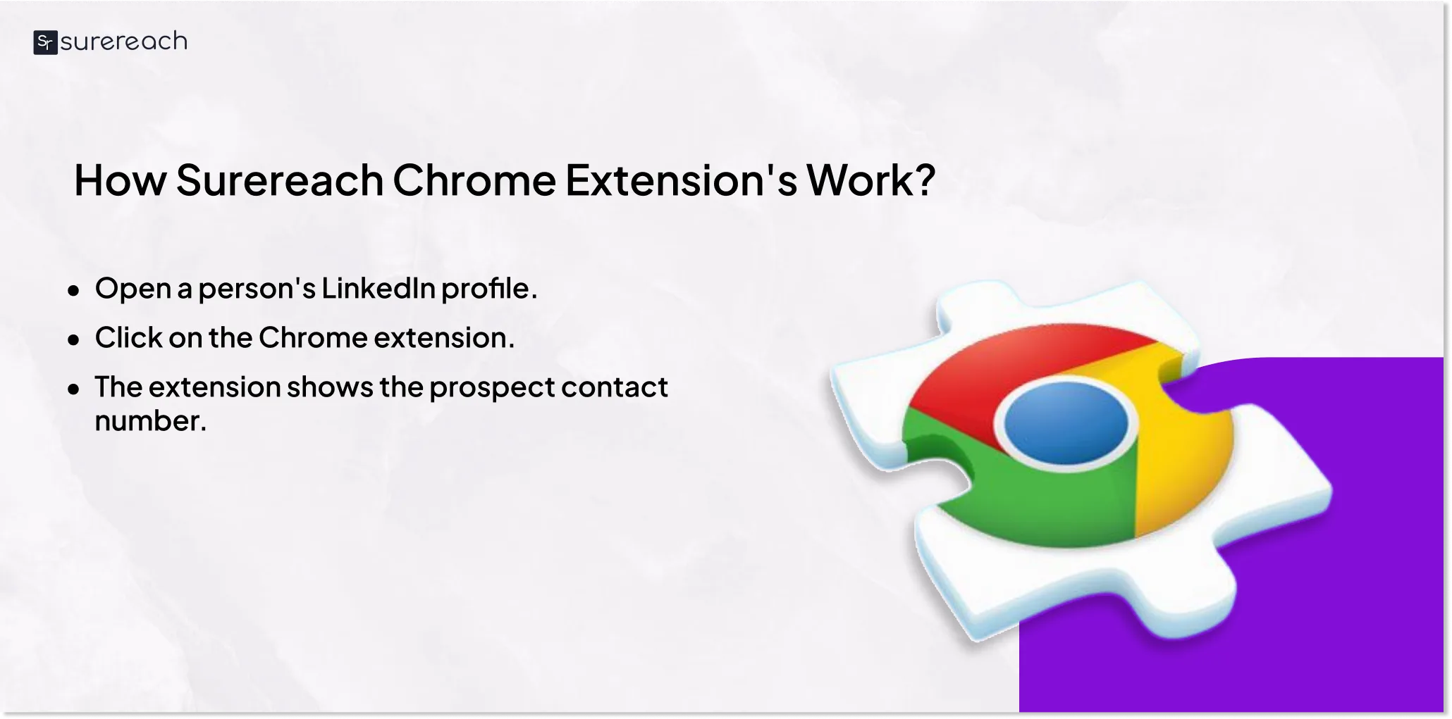 How Surereach Chrome Extension's Work