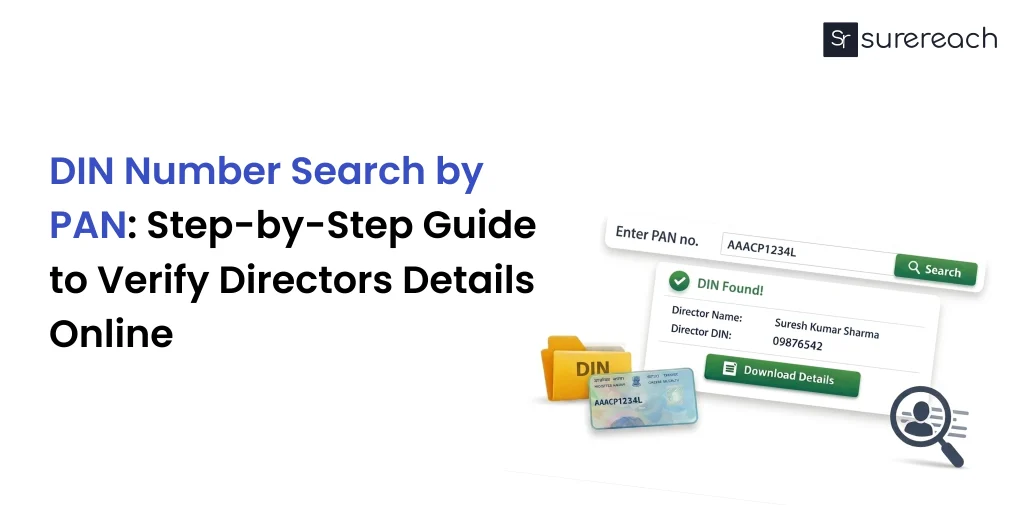 DIN Number Search by PAN